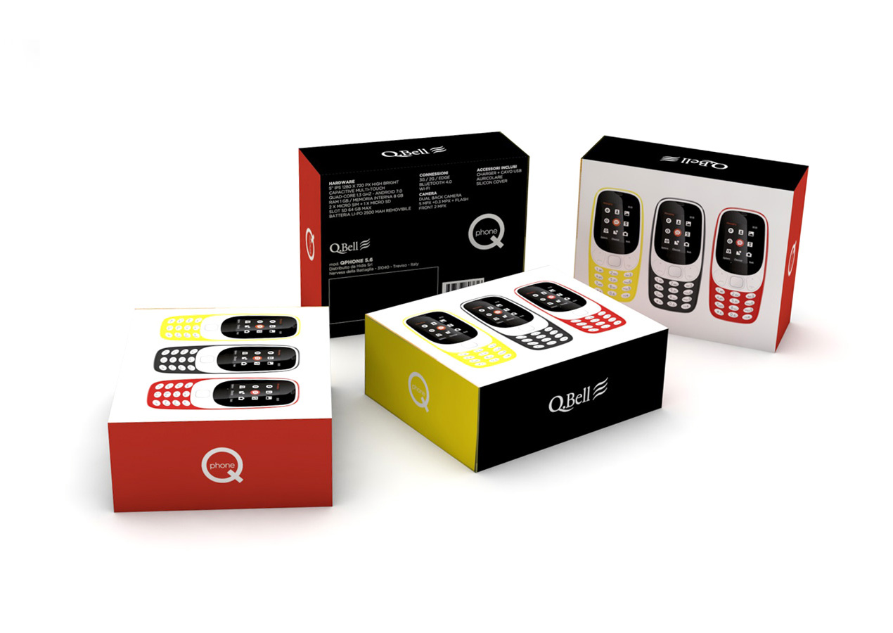 Packaging Design Qphone QBell