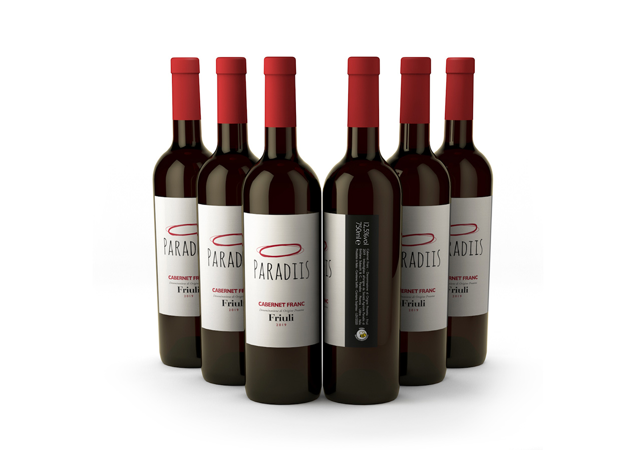 labelling etichetta vino paradiis