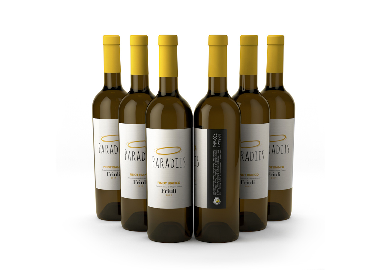 Etichetta vino labelling Pradiis